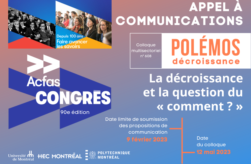 90e congrès acfas – appel à communications