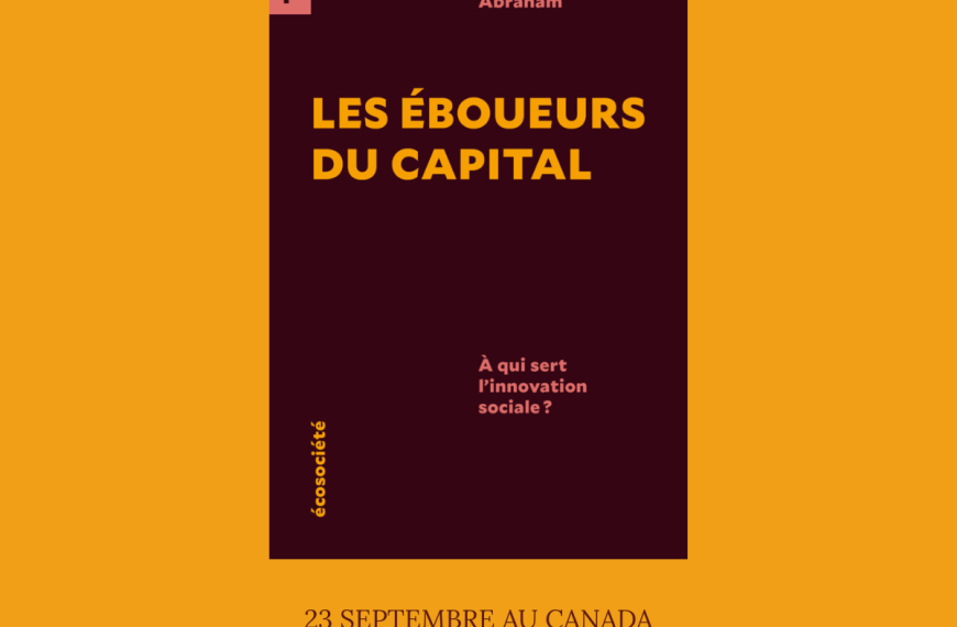 sortie de livre – les éboueurs du capital